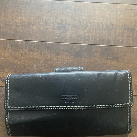 Coach Black leather Hampton Turnlock wallet - Picture 10 of 11